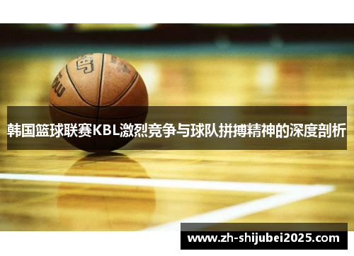 韩国篮球联赛KBL激烈竞争与球队拼搏精神的深度剖析
